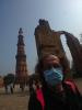 Selfie au Qutab Minar