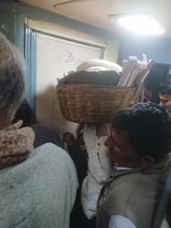 Dans le train
